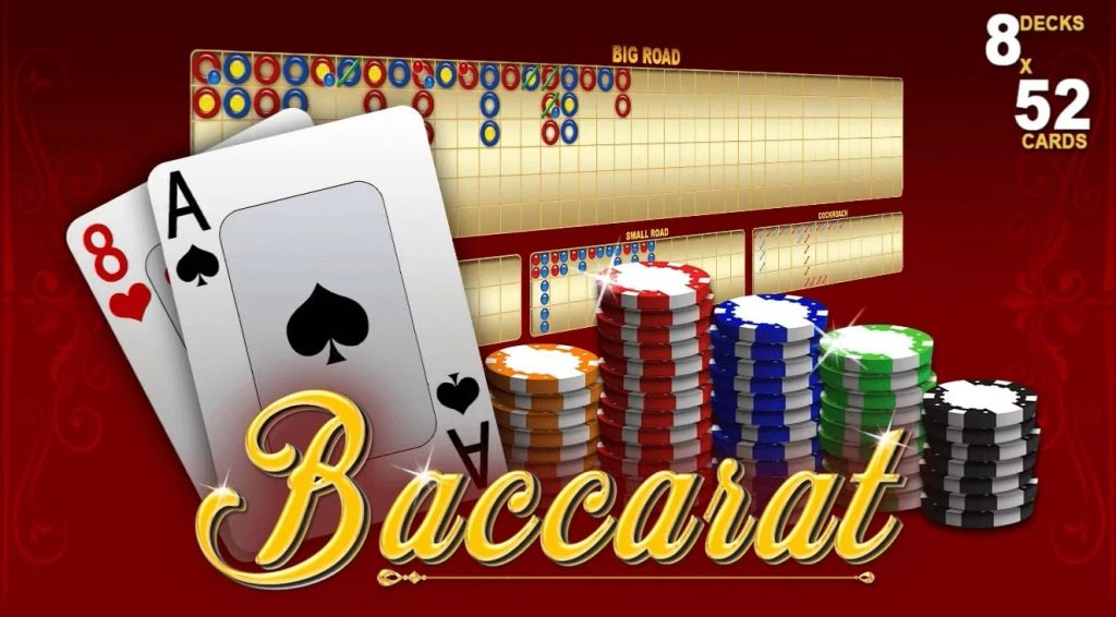 Bakara oyunu, düşük ev avantajı ile dikkat çeken bir kart oyunudur ve oyuncu ile banker arasında oynanır.
