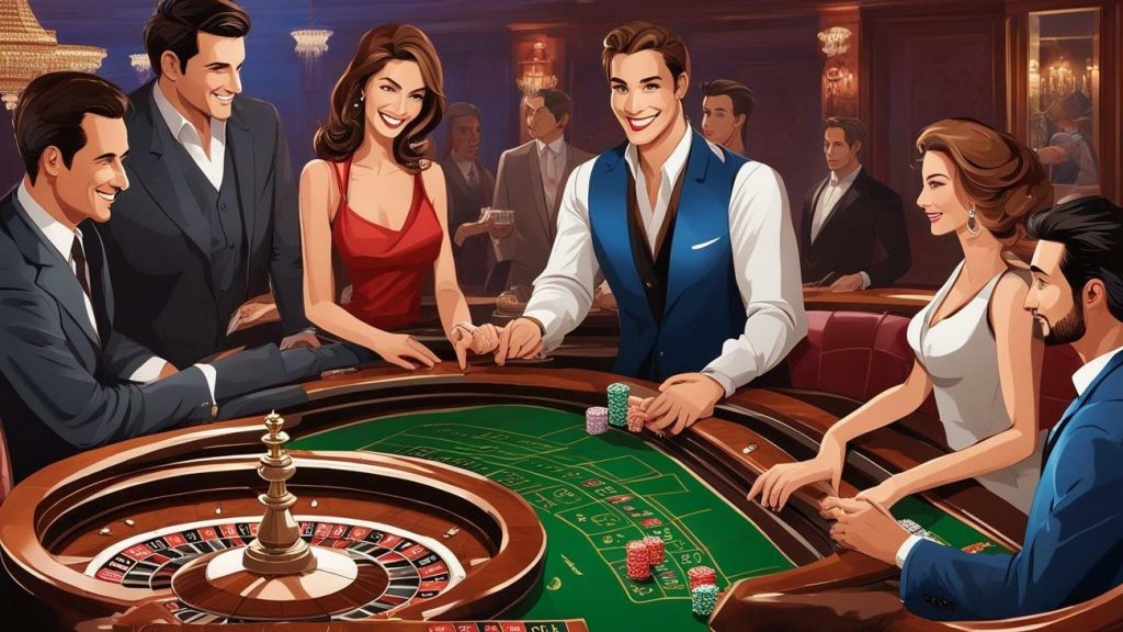 Rulet oyunu, sayılar ve renkler üzerine bahis yaparak oynanan popüler bir casino oyunudur.